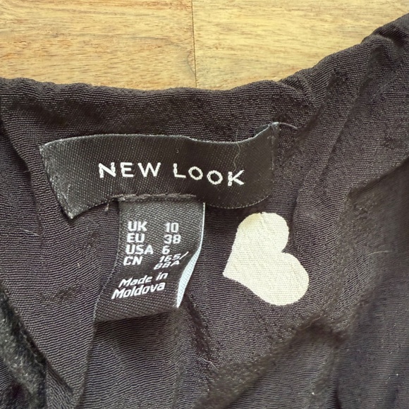 New Look Black Heart Dress - Picture 2 of 2